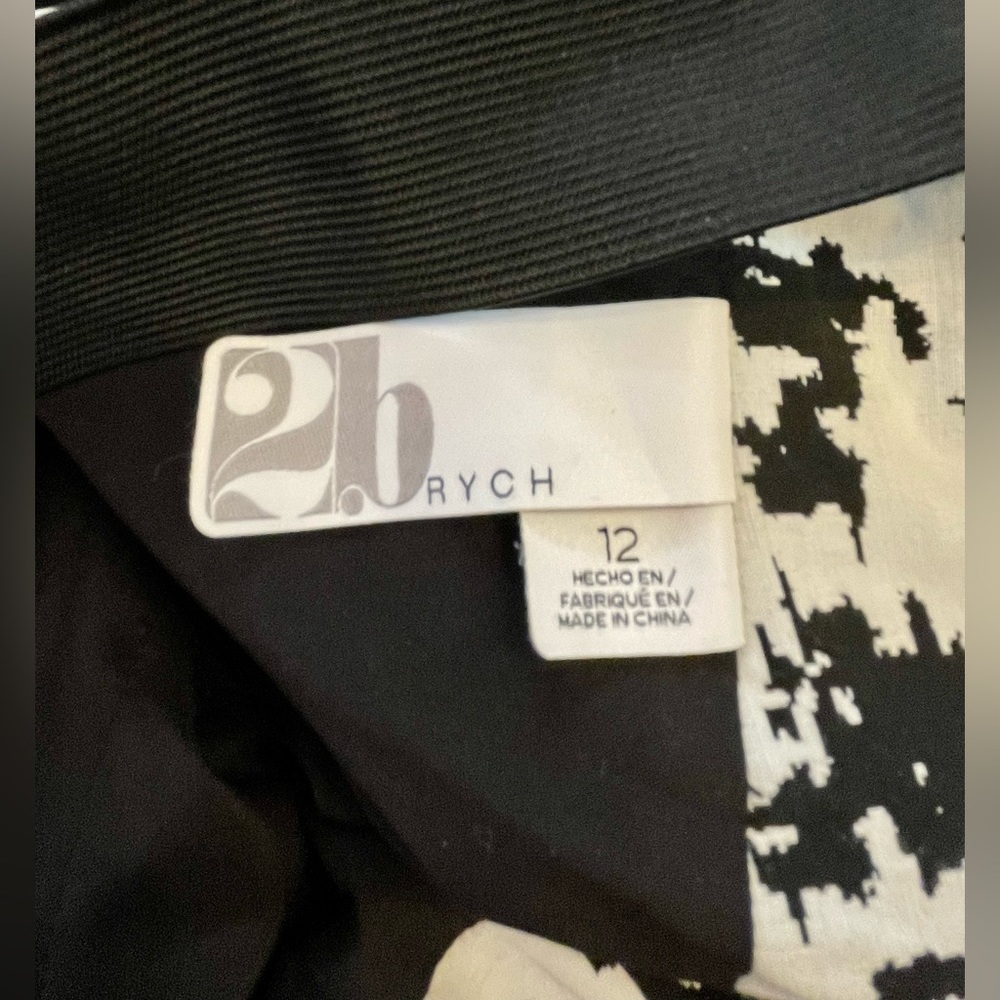 2brych Size 12 Fun, Punk Mixed Pattern Bustier To… - image 2